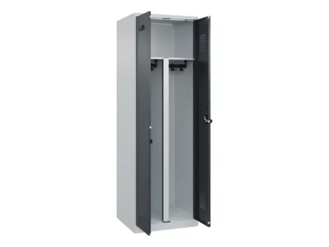 PBM-locker,HxBxD 1850x600x500mm,2vak,vak B 300mm,draaigrendel