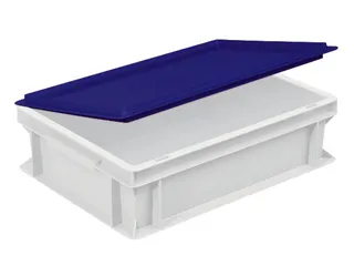 Scharnierdeksel Voor Euronorm Stapelkrat Lxb 400X300Mm Rood - 1