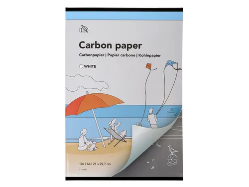 Carbonpapier Qbasic A4 21x29,7cm 10 vel Wit