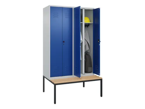 locker voor scheiding van kleding,HxBxD 2120x1200x815mm,4vak