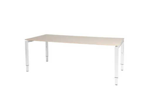 Domino Plus Bureau Hoogte Verstelbaar 2000x900mm Robson Eiken Wit 4-Po