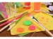 Etiquettes Avery de nom mini multicolore rouge Family