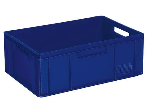 Euronorm Stapelkrat Pe 220x600x400mm 43liter Blauw