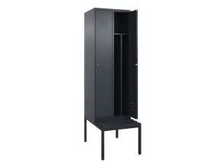 locker voor scheiding van kleding,HxBxD 2120x600x815mm,2vak - 2