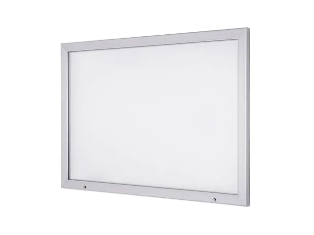 Vitrine d'affichage verrouillable Alpha Indoor/Outdoor 18xA4 argent