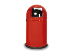 Push Afvalbak Staalplaat 52 Liter 880x415mm Rood