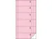 Bonboekje Sigel zelfdoorschrijvend 10,5x20cm 360 nrs roze