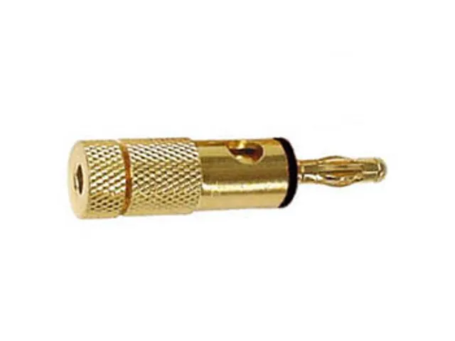 Banana Plugs 4mm Goud - Zwart
