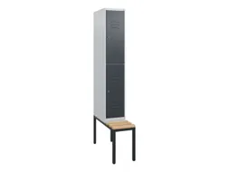 Dubbeldekse dekenkist,HxBxD 1950x300x815mm,1x2vak.,vak B 300mm