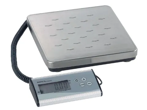 Pakketweger MAUL Cargo 120kg metalen plateau 27x27cm +9V batterij zilv