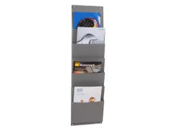 kantoorplanner,6vakken,HxB 900x255mm,plank(en) PP,antraciet