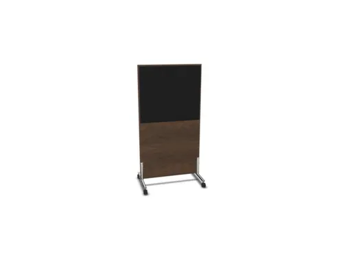 scheidingswand,HxB 1545x800mm,NV bruin hickory,BN8033-zwart