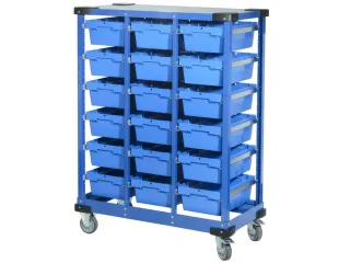 transportwagens voor houders,HxLxB 1505x1120x590mm,draagverm. 250kg - 1