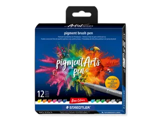 Brushpen Staedtler PigmentArts set à 12 kleuren - 2