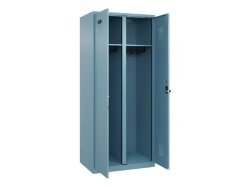 locker voor scheiding van kleding,HxBxD 1850x800x500mm,2vak