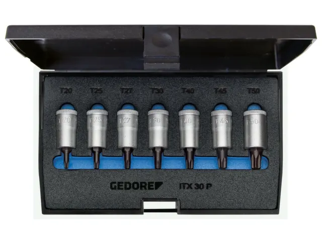 ITX 30 PM Schroevendraaierset 3/8 inch 7-delig inwendig TX T20-50
