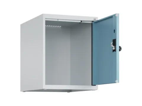 opzetkast,v. locker,1vak.,vak B 400mm,HxBxD 500x400x500mm,draaigrendel