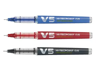 Rollerpen Pilot Hi-Tecpoint V5 Cartridge System Begreen 0.5mm Zwart - 3