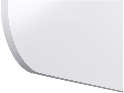 WALL-UP RRC Whiteboard 200x59,5cm Ronde Hoek Rechts