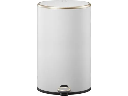 Cosmo pedaalemmer 12 Liter Rvs Mat Wit