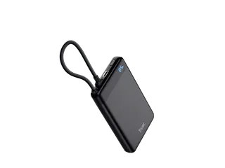 Powerbank Trust Fiera 10.000 met kabel 2 USB-poorten zwart - 3