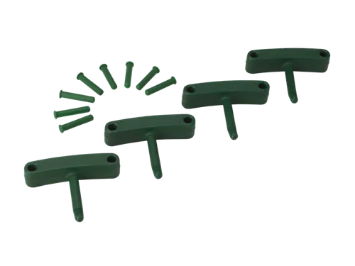 Hygiene 1016-2 Aanvulset haken groen, full colour, 4 haken/8 pin