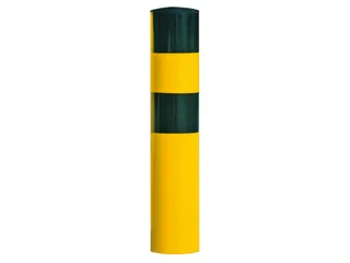 Aanrijd-Beschermpaal Staal 1200x273mm Met Pluggen Met Kapje - 1