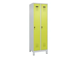 locker,HxBxD 1950x600x500mm,2vak,vak B 300mm,draaigrendel,voeten - 3