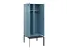 locker met bank,voor scheiding van kleding,HxBxD 2120x800x815mm,2vak