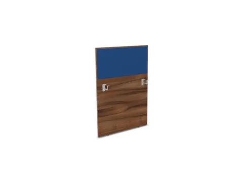 baliepaneel bureau aanbouw links NP-tiepolo nut BN6016-blauw 800mm