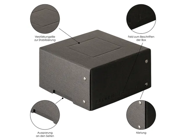 PureBox Black 150x150 85mm