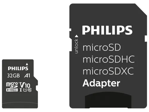 Micro SDHC Card Philips Class 10 UHS-I U1 32GB