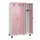 locker voor scheiding van kleding,HxBxD 1950x1200x500mm,4vak