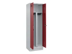 PBM-locker,HxBxD 1950x600x500mm,2vak,vak B 300mm,draaigrendel