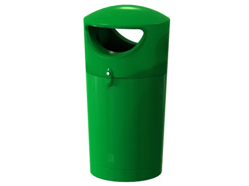 Buitenafvalbak Metro Hooded 100 Liter Groen
