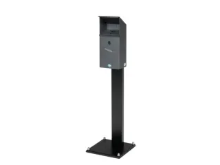 E-sigarettenverzamelaar,HxBxD 1135x310x310mm,romp staal,m. standvoet - 1
