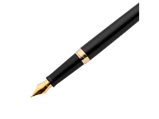 Vulpen Waterman Hémisphère Black lacquer GT Medium Blauwe inkt - 5
