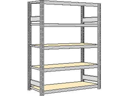 magazijnstelling,grondveld,HxBxD 2000x1751x426mm,vakl. 250kg