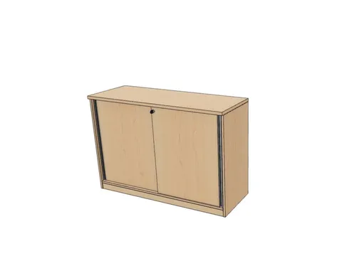 schuifdeurkast,HxBxD 825x1200x445mm,NE-esdoorn