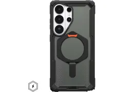 Plasma XTE Samsung Galaxy S26 Ultra Hoesje Magnetic Stand Zwart Oranje