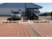 parkeerplaatsbegrenzing,B 1800mm,recyclebaar rubber,zwart/wit
