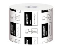 Basic System Toiletpapier 1-laags wit 115mtrx10cm doos 36 rol 918 vel