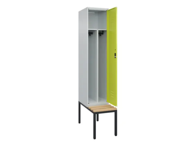 locker voor scheiding van kleding,HxBxD 2120x400x815mm,1vak