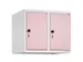 opzetkast,v. locker,2vak.,vak B 300mm,HxBxD 500x600x500mm,draaigrendel