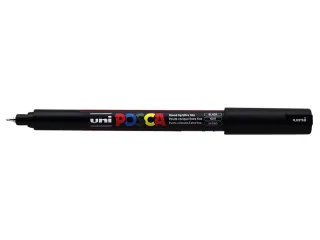 Verfstift Posca PC1MR Extra Fijne punt 0,7mm Zwart - 1