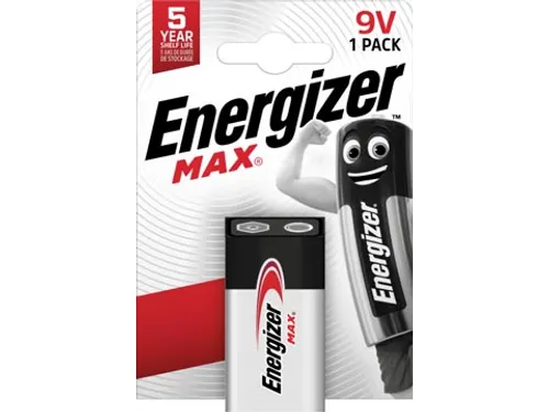 batterij Max 9V, op blister