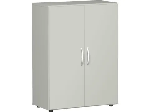 kantoorkast openslaande deuren HxBxD 1104x800x420mm hout Ral7035