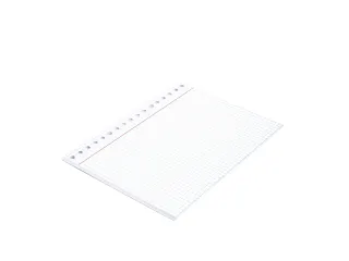 Ringbandinterieur Multo A5 17r ruit 5mm 90 grams 50 vel - 4