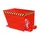 kiepbak,HxLxB 730x1370x800mm,0,55m³,draagverm. 750kg,RAL3000