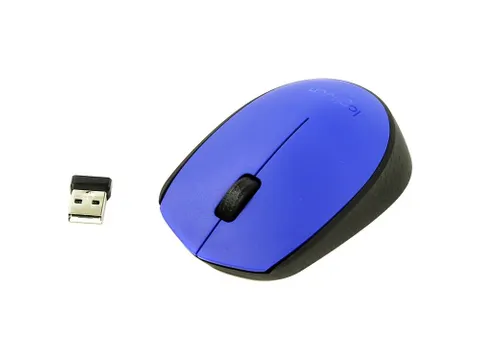 Logitech M171 draadloze muis blauw